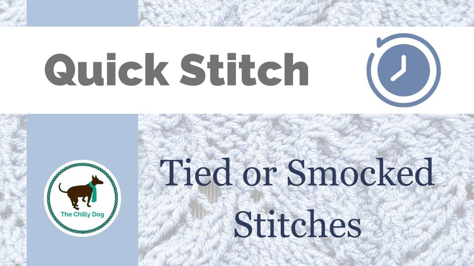 Tied or Smocked Stitches